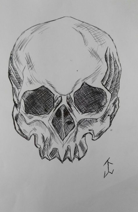 Skullone  #skull #drawing #draw #pen #art #head #gothic Easy Skull Sketches For Beginners, Demon Skull Drawing, Skull Painting Easy, Jealous Quotes, Hippie Drawing, Reaper Drawing, Skull Template, Teeth Drawing, Gothic Drawings