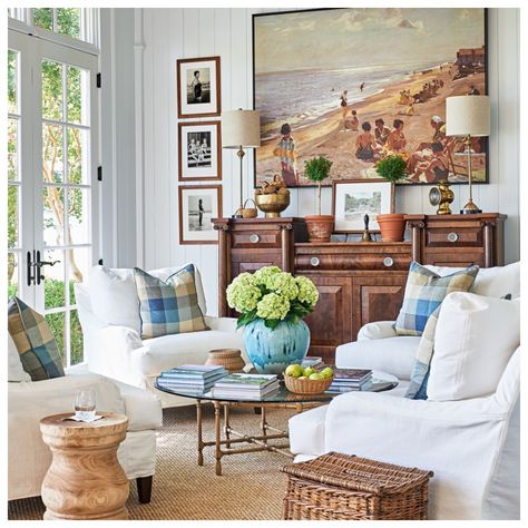 Luxury Home & Interior Design Blog | Lynn Blackwell Interior Design Luxury Home Interior Design, Masculine Room, Luxury Home Interior, Southern Interior, Coastal Living Room, Sofa Colors, You're Not Alone, Family Room Decorating, Southern Home