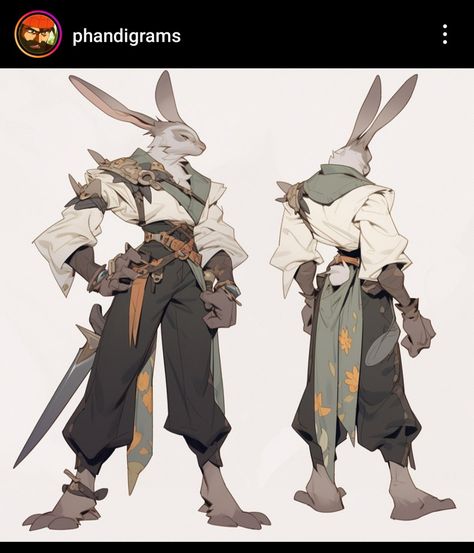 Rabbit Monk Dnd, Haregon Character Art, Rabbit People Dnd, Rabbit Dnd Character, Harengon Dnd Art Male, Dnd Harengon Character Art, Rabbit Folk Dnd, Harengon Paladin, Dnd Rabbitfolk