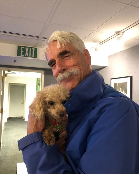 Oopie Parraco on Instagram: “Betty and her new friend #samelliott” Sam Elliott Pictures, Charlize Theron Hair, Sam Elliot, Sam Elliott, Is It Love?, True Detective, A Star Is Born, I Have A Crush, Charlize Theron