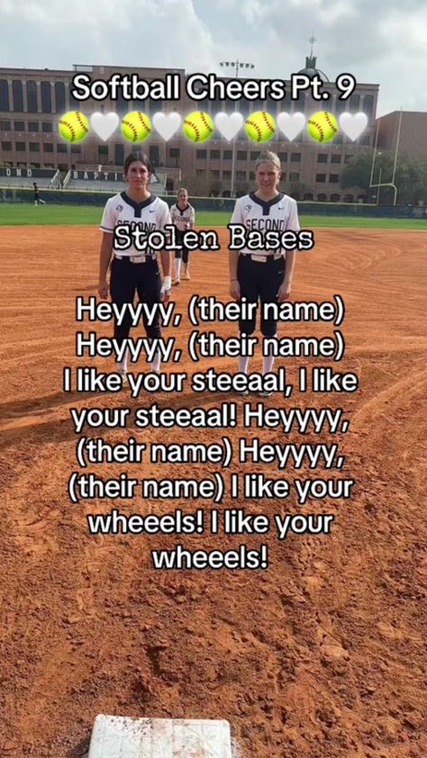 Softball Chants For Batters, Baseball Chants, Softball Humor, Cute Softball Quotes, Inspirational Softball Quotes, Softball Dugout, Catcher Softball, Softball Chants, Softball Aesthetic