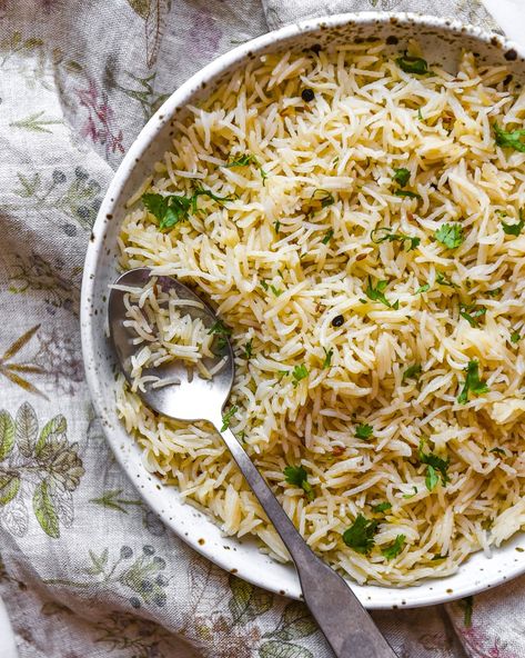 Chickpea And Rice Recipe, Pulao Rice, Air Fryer Recipes Dessert, Cooking Rice, Jeera Rice, Healthy Indian Recipes, Perfect Rice, Rice Side Dishes, You Perfect