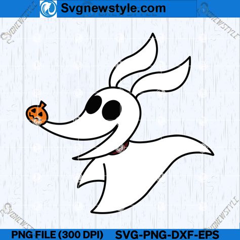 Jack Skellington Dog, Svg Nightmare Before Christmas, Nightmare Before Christmas Dog, Zero Nightmare Before Christmas, Nightmare Before Christmas Zero, Dog Drawing Simple, Creative Pumpkin Painting, Dog Character, Halloween Pumpkin Carving Stencils