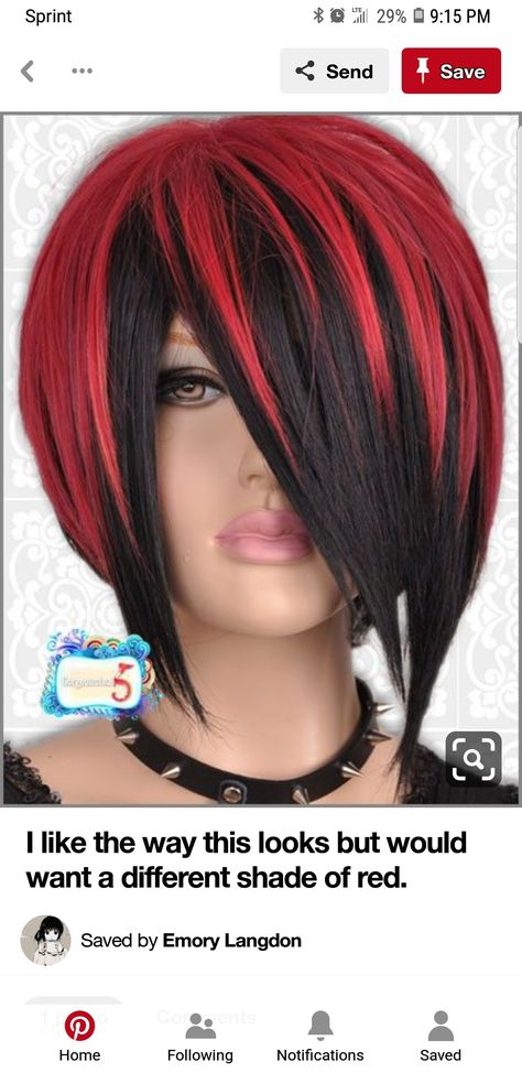 Black Red Hair, Hair Color Crazy, Trendy Hair Color, Short Hair Color, Ombre Hair Color, Red Hair Color, Cool Hair Color, Hair Color For Black Hair, Ombre Hair