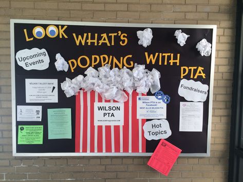 PTA bulletin board- We need something like this in the office or hallway. Pto Bulletin Board, Membership Ideas, Pta Programs, Pta Bulletin Boards, School Council, Pta Board, Pto Board, Pta Membership, Pta Events