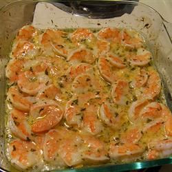 Shrimp Scampi Bake Allrecipes, Baked Shrimp Scampi Recipe, Shrimp Scampi Without Wine, Baked Shrimp Scampi, Shrimp Scampi Recipe, Bake Easy, Scampi Recipe, Baked Shrimp, Lobster Recipes