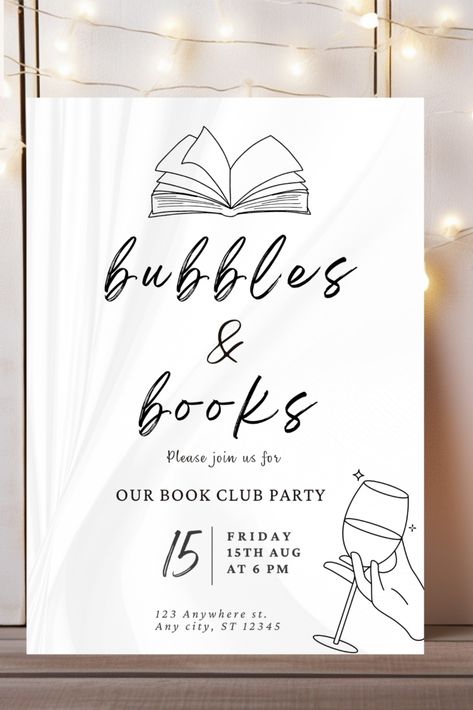 Colleen Hoover Book Club Party, Book Exchange Party, Book Club Party, Book Club Parties, Hoover Books, Party Girls Night, Book Exchange, Colleen Hoover Books, Book Bar