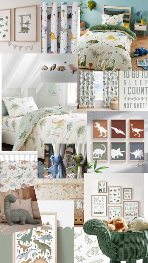 Dinosaur Toddler Room, Room Decor Boys, Dinosaur Room Decor, Toddler Boy Room Decor, Dinosaur Room, Toddler Boys Room, Nursery Room Design, Dinosaur Nursery, Big Boy Room