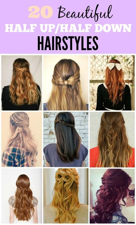 Trendy Bridal Nails, Half Up Down Hairstyles, Up Down Hairstyles, Hairstyles For Busy Moms, Bridal Nails Designs, Half Up Half Down Hairstyles, Dance Hairstyles, Half Up Half Down Hair, Bridal Nails