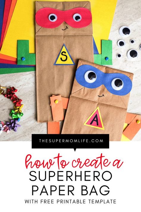 Superhero Crafts For Kids, Marvel Crafts, Superhero Preschool, Avengers Crafts, Boys Crafts, Create A Superhero, Hero Crafts, Disney Activities, Superhero Academy