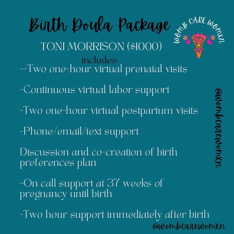 Doula Service Packages, Doula Packages, Birth Preferences, Doula Care, Doula Services, Loving Kindness Meditation, Postpartum Doula, Chakra Affirmations, Birth Doula