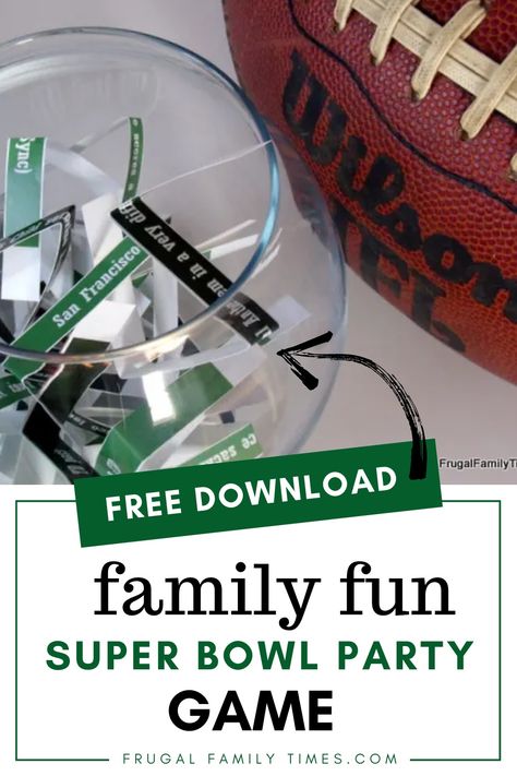 Super Bowl Game Ideas, Super Bowl Kids Activities, Super Bowl Games For Kids, Super Bowl Games To Play, Super Bowl Pool, Super Bowl Kids, Super Bowl Party Games, Super Bowl Activities, Super Bowl 57