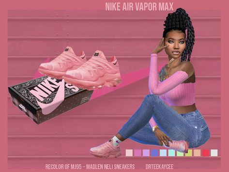 The Sims Resource - Nike Air Vapor Max ~ Recolor of Madlen Neli Sneaker Sims 4 Shoes Cc Sneakers Patreon, Sims4 Cc Women Shoes, The Sims 4 Cc Shoes Nike Jordan, Sims 4 Cc Female Shoes Patreon, Sims 4 Cc Jordans Shoes, Sims 4 Female Cc Shoes, Jordans Sims 4 Cc, Sims 4 Cc Shoes Decor, Sims 4 Jordan Shoes Cc