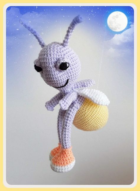 Amigurumi for all | This is Lucy my firefly 💓 | Facebook Firefly, Crochet Amigurumi, Ravelry, Amigurumi, Star Wars, Novelty Christmas, Christmas Ornaments, Holiday Decor, Crochet