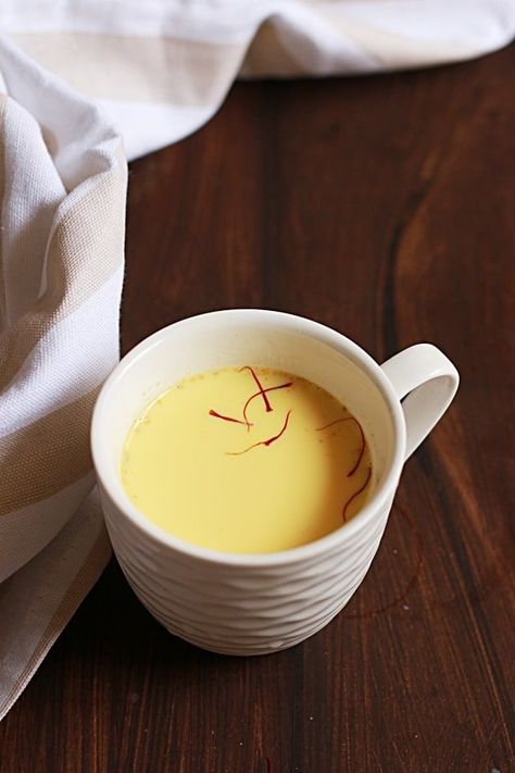 saffron milk recipe for pregnancy Saffron Photography Idea, Saffron Drink, Truffle Oil Recipes, Saffron Milk, Best Vegetable Recipes, Vegetable Casserole Recipes, Saffron Flower, Around The World Recipes, Fast Breakfast