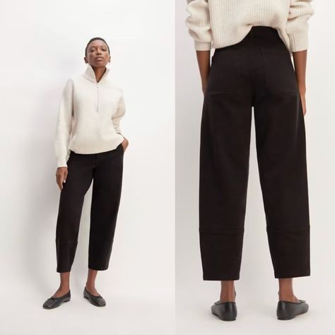 Brand New With Tags. The Perfect Trendy Barrel Pants. Utility Barrel Pant, Barrel Pants, Side Zip Pants, White Crop Pants, Cropped Flare Pants, Cropped Pants Women, Navy Blue Pants, Tall Pants, Levi Jeans 501