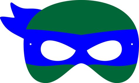 Ninja Turtle Mask Template, Ninja Turtles Printables, Leonardo Turtle, Turtle Template, Superheroes Wallpaper, Printable Coloring Masks, Ninja Turtle Mask, Teenage Mutant Ninja Turtles Costume, Tmnt Leonardo