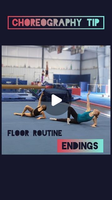 Rika Rossing Routines on Instagram: "CHOREOGRAPHY TIP: Floor Routine Endings🤸🏾‍♀️💃🏼✨ Here are a few of my tips for creating endings for gymnastics floor routines: 💫 Match Dynamics of the Music ~ Does the song end with a clear and SHARP bang? Or does it have a SMOOTH fade out? If it gradually fades out, I'd recommend a smooth movement that gently arrives into the static ending pose. If it has a definitive loud bang at the end, get to the ending pose fast! Accentuate it by flicking the chin and hands. As you can see in this reel, I match the music a lot by spinning and rolling as the music builds, and then hitting a sharp pose right at the end. The larger difference between speed & momentum vs an abrupt stop makes it look more dramatic. 💫 Balance ~ Remember, your gymnast has to be able Gymnastics Ending Poses, Gymnastics Floor Routine Poses, Gymnastics Floor Routine, Gymnastics Floor, Music Do, Music A, Fade Out, Gymnast, The Song