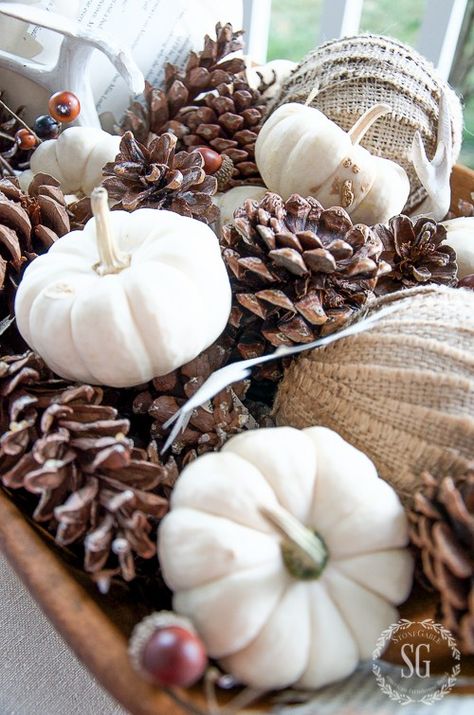 Bowl Styling, Dough Bowl Centerpiece, Bowl Decor, Fall Arrangements, Fall Thanksgiving Decor, Fall Deco, Pumpkin Fall Decor, Fall Tablescapes, Thanksgiving Centerpieces