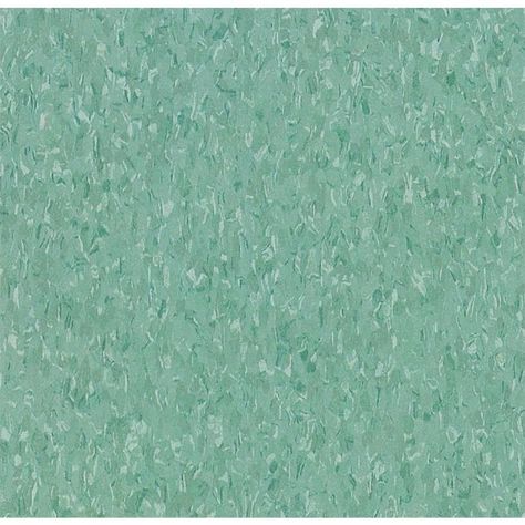 Armstrong Flooring Imperial Texture 45-Piece 12-In X 12-In Teal Glue Chip Commercial Vct Tile 51906031 Vct Flooring, Patterned Vinyl Flooring, Vct Tile, Tahoe House, Cottage Remodel, Pattern Construction, Floor Samples, Speckled Texture, Armstrong Flooring