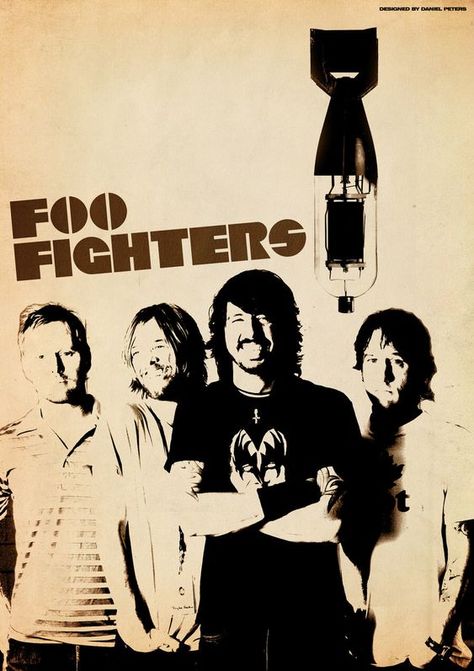 Foo Fighters Wallpaper, Foo Fighters Poster, Foo Fighters Band, Foo Fighters Dave, Promo Flyer, Grunge Posters, Rock Band Posters, Punk Poster, Mazzy Star