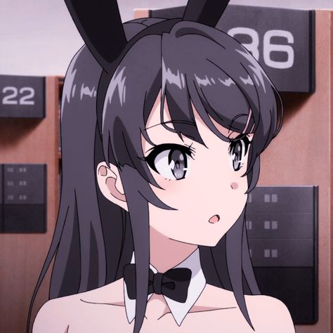 Mai Sakurajima Icons, Bunny Girl Senpai, Mai Sakurajima, Polarr Filters, Bunny Girl, Anime