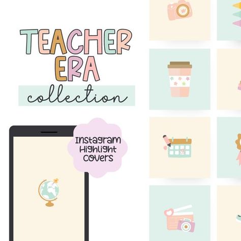 teacher-era-instagram-story-highlight-covers-instagram-icons-teacher-instagram-templates-sinstagram highlight, instagram highlight covers, instagram highlight covers icon, instagram tamples  | #instagram #highlight #cover #icons #instagood Teacher Instagram Highlight Covers, Teacher Instagram, Cover Icons, Highlight Story, Highlight Covers Instagram, Instagram Highlight Cover, Icon Instagram, Guru Pics, Instagram Highlight Covers