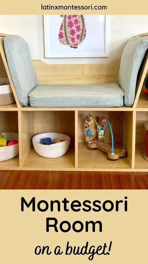 How do you create the right Montessori room? This is one of the most common questions I get asked. There are actually so many ways to implement Montessori at home on a budget! Montessori is about so much more than fancy materials and beautiful shelves. It is about creating the right Montessori environment for your child. Montessori Play Area, Montessori Home Setup, Montessori Home, Montessori At Home, Montessori Parenting, Montessori Environment, Learning Development, Home Setup, Montessori Bedroom