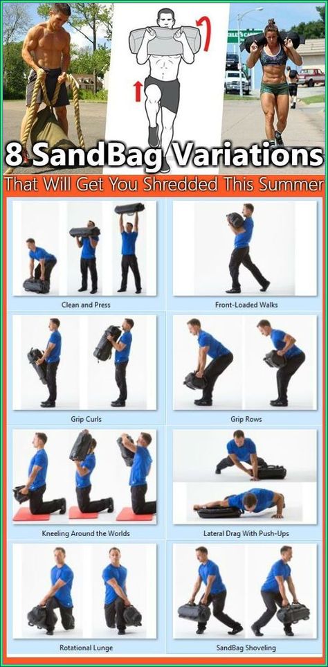 Muscles Of The Body, Sandbag Workout, Sandbag Training, Exercise Challenges, Bag Workout, Workout Training Programs, Gym Workout Chart, Popular Workouts, Sand Bag