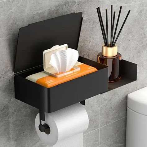 Tissue Paper Storage, Small Bathroom Shelves, Bathroom Tissue Holder, Flushable Wipes, Toilet Paper Dispenser, Wipes Dispenser, Toilet Paper Storage, Paper Dispenser, Stainless Steel Bathroom