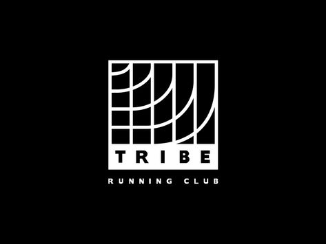 Tribe Running Club by Marie Kasian for EVNE Developers on Dribbble Athletic Graphic Tees, Run Club Logo Design, Athletics Graphic Design, Run Logo Design Ideas, Running Team Logo, Running Graphic Design, Run Graphic Design, Athletic Logo Design, Run Club Logo