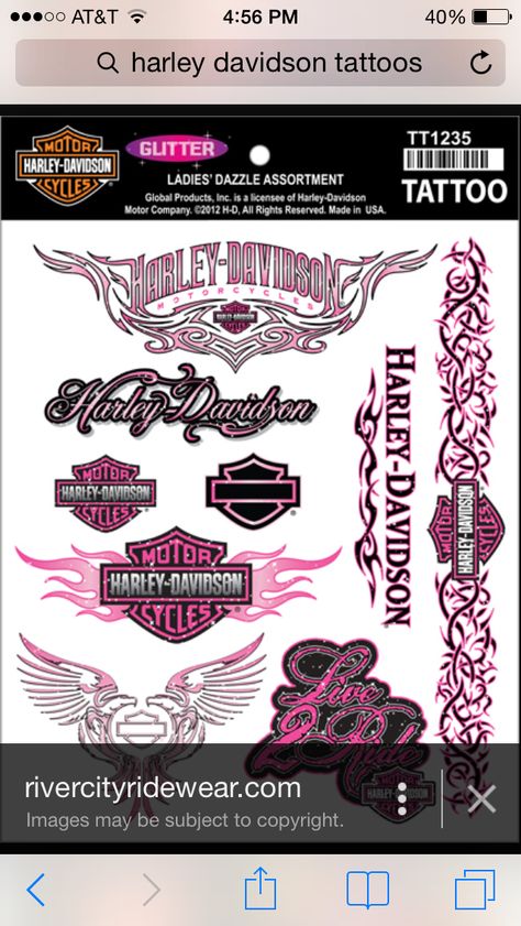 Harley Davidson Tattoo, Harley Davidson Stickers, Harley Davidson Decals, Harley Davidson Decor, Harley Tattoos, Harley Davidson Crafts, Harley Davidson Images, Harley Davidson Posters, Harley Davidson Pictures