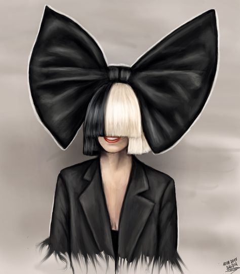 #sia #singer #fanart #art #draw #drawing #hair #chandelier #butterfly #smile #redlips Sia Drawing, Sia Singer, Sia And Maddie, Sia Music, Sia Kate Isobelle Furler, Singer Art, Cupcake Drawing, Cute Disney Pictures, Wallpaper Iphone Neon