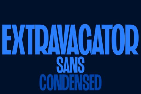 Extravagator Sans Condensed is a sample of my upcoming variable width typeface. This sample font is free for personal, non-commercial use.Extravagator Sans is perfect for logos, branding, magazine headlines and posters. Extravagator Sans Condensed font is available for free download for personal use only. If you need the full version and a commercial license, you […] Get your free download of the Extravagator Sans Condensed Font now at FreeFontDL - Free Font Download! Magazine Headlines, Condensed Sans Serif, Condensed Font, Font Creator, Free Font Download, Minimalist Layout, Google Fonts, Font Names, Font Generator