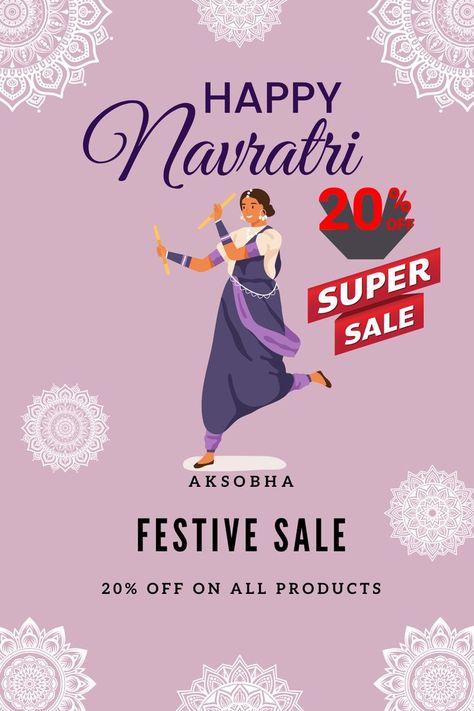 Happy Navratri Sale! 20% off on all products! Navratri Offer, Indian Fashion Trends, Navratri Special, Happy Navratri, Natural Pain Relief, For Eyes, 20 % Off, Pain Relief, All Natural