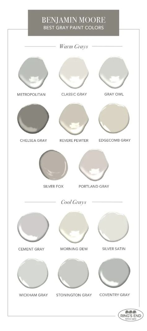 18 of the Best Benjamin Moore Gray Paint Colors Gentle Gray Benjamin Moore, Benjamin Moore Cool Gray, Bm Grey Paint Colors, Benjamin Moore Neutral Paint Colors, Best Benjamin Moore Gray, Benjamin Moore Gray Paint Colors, True Grey Paint Color, Benjamin Moore Paint Colors Gray, Best Gray Paint Colors