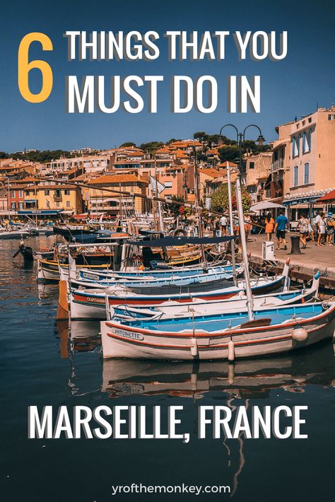 What to see in Marseille, France? If you've been asking this question, look no further than this amazing travel guide which provides the best of Marseille attractions and food options. This three day travel itinerary of Marseille showcases Chateau D'IF, beaches, monuments, murals and other must do things while in France's port city! #marseille #france #travel #europe Velodrome Marseille, France Travel Guide, Marseille France, Europe Itineraries, Port City, Have Inspiration, Food Options, Voyage Europe, European Destinations