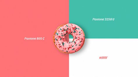 Bold Color Palette, Pastry Shop, Bold Color, Visual Identity, Creative Work, Brand Names, Brand Identity, Pie Chart, Color Palette