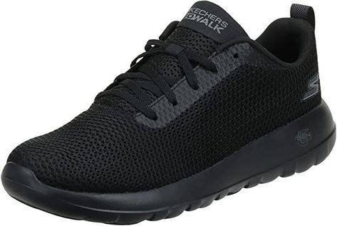 Get the maximum comfort and cushioning for athletic walking with the Sketchers GO walk Max. Mesh fabric upper with cushioned, supportive sole design. Designed with Sketchers Performance technology and materials specifically for athletic walking. Goga Max Technology insole with high-rebound cushioning. #menoutfits #clothesmen #menoutfitscasual Skechers Memory Foam, Mens Walking Shoes, Best Walking Shoes, Mens Boots Fashion, Man Go, Volleyball Shoes, Sneakers Online, Walking Shoes, Mens Trainers