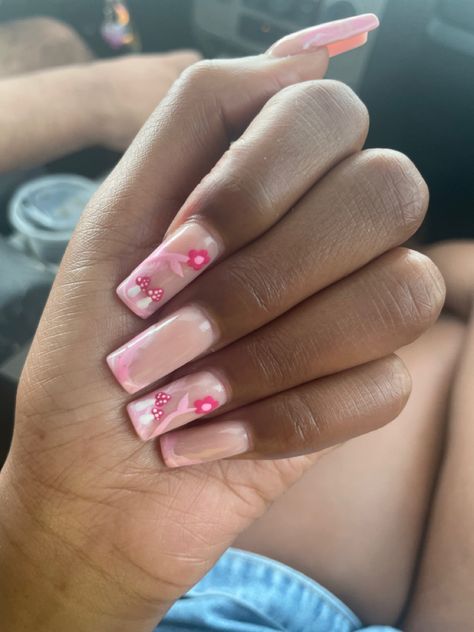 Pink Mushroom Nails, Mushroom Nails, Pink Mushroom, Short Gel Nails, Pink Nails, Nail Ideas, Gel Nails, Stuffed Mushrooms, Nails