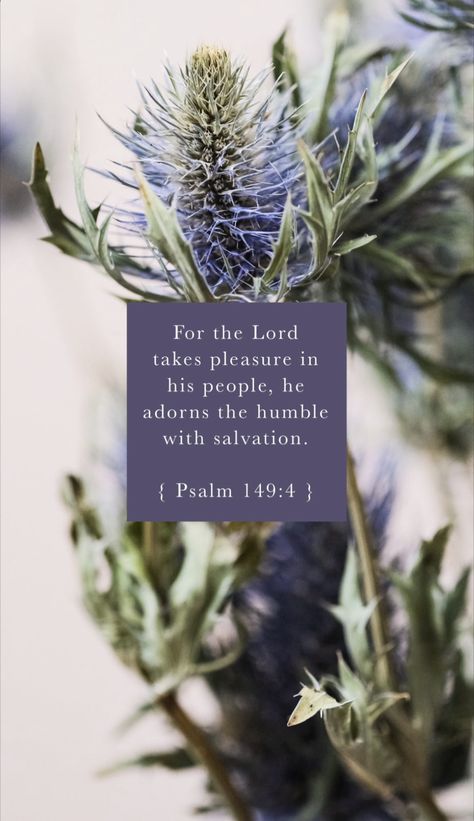 Psalm 149, Scripture Wallpaper, Bible Verse Background, Faith Scripture, Powerful Bible Verses, Pure Heart, Be Humble, Jesus Name, Bible Devotions