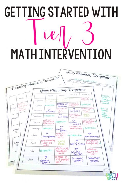 Math Intervention Lesson Plan Template, Bridges Intervention Math, Tier 3 Reading Interventions, Mtss Interventions Middle School, Rti Interventions Elementary, Teaching Third Grade Math, Math Interventionist, Second Week Of School, Math Intervention Activities