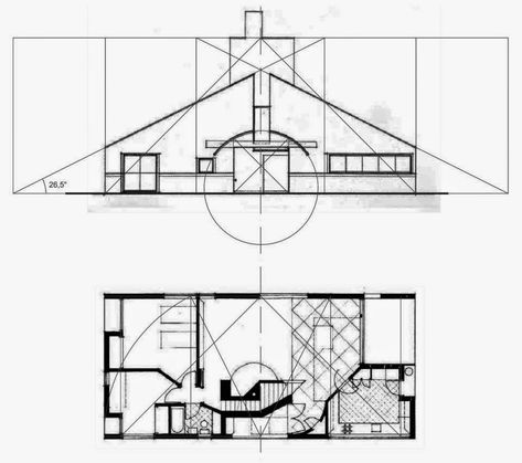 Vanna Venturi House, Buildings Sketch, Robert Venturi, Movement In Architecture, Post Modernism, Building Sketch, Genius Loci, Architects Office, House Sketch