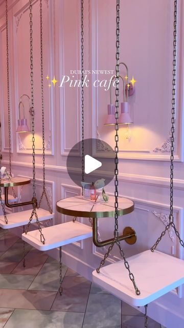 Nice Desserts, Dubai Hills, Cafe Idea, Mini Cafe, Pink Cafe, Entrance Wall, Dubai Food, Dubai Shopping, Cute Cafe