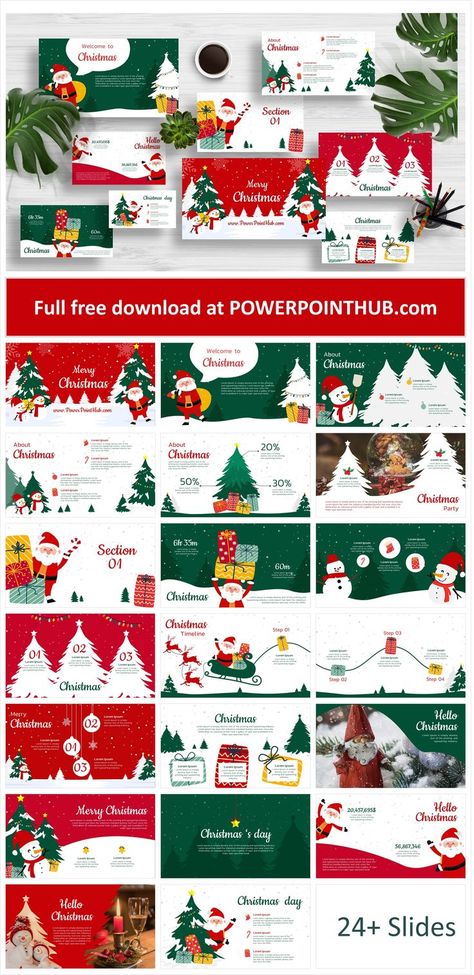 Christmas Presentation, Christmas Powerpoint Template, Welcome To Christmas, Powerpoint Slide Designs, Powerpoint Presentations, Powerpoint Presentation Design, Snowman Christmas Tree, Married Christmas, Powerpoint Template Free