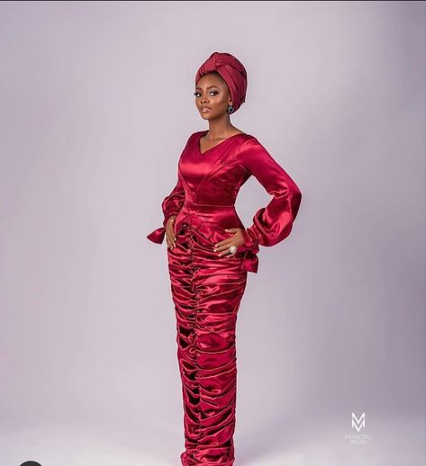 Materials Short Gown Styles, Duchess Material, Material Styles For Ladies, Duchess Fabric, Dresses African Fashion, Gown Styles For Ladies, Latest Ankara Dresses, Material Styles, Materials Gown Style