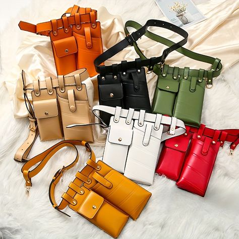 Faster shipping. Better service,Amazon,Tiktok,AliExpress,Shein Leather Waist Pack, Waist Bag Fashion, Waist Bag Leather, Waist Bag Women, Small Phone, Belt Pack, Leather Waist Bag, Utility Belt, Shoulder Strap Bag