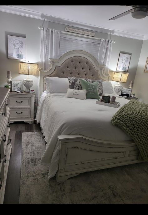 King Size Bed Master Bedrooms Farmhouse Set, Farmhouse Bedroom Beds & Frames, Farmhouse King Bed White, Farmhouse Chic Bedroom Beds & Bed Frames, French Country Bedrooms Beds & Bed Frames, Farmhouse Bedroom Set, Rustic Farmhouse Bedroom, Western Bedroom Decor, Ranch House Decor