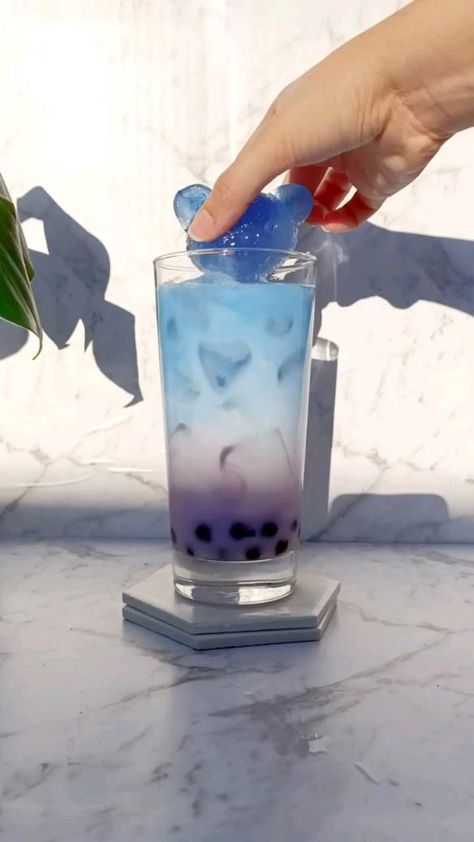 How to make Taro Blue Milk Tea at home? How to make Taro Blue Milk Tea at home? | Bubble tea recipe, Bubble tea, Boba tea recipe Making Milk Tea, Blue Tea Recipe, Taro Milk Tea Aesthetic, How To Make Taro Milk Tea, How To Make Mojito At Home, Tea Recipes From Around The World, Taro Boba Tea Recipe, How To Make Milk Tea At Home, Bubble Tea Ideas