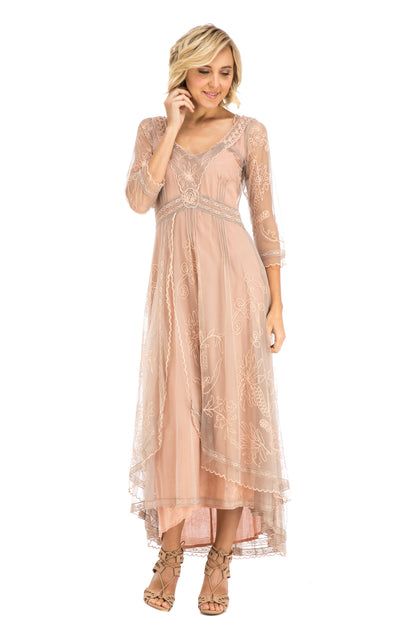 Romantic & Bohemian Style Dresses by Nataya Nataya Dress, Mother Of The Bride Dresses Vintage, Victorian Lace Dress, Vintage Inspired Wedding Gown, Boho Mother, Bridal Dresses Vintage, Vintage Inspired Wedding Dresses, Mother Of Bride Outfits, Tea Party Dress